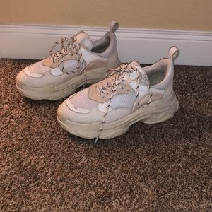 Gently used platform sneakers